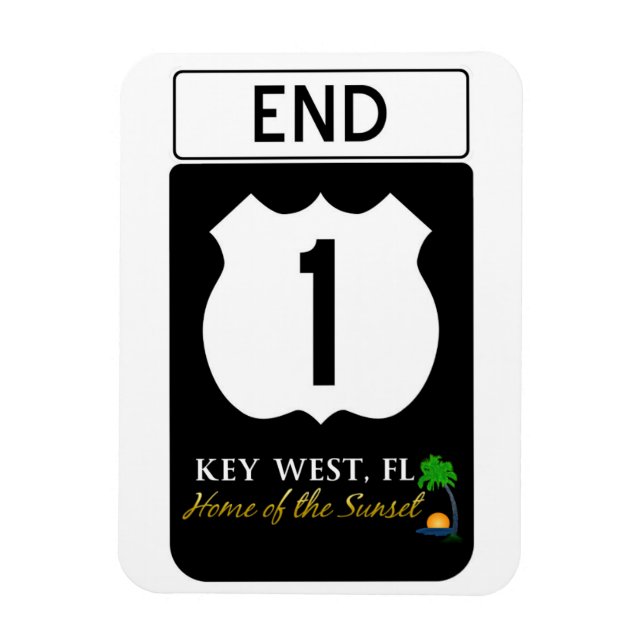 A1A Hwy Sign Florida Magnet (Vertical)