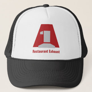 A1LogoLarge, Restaurant Exhaust Trucker Hat