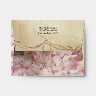 A2 4.5 x 5.5 Beautiful Floral Vintage Hydrangeas Envelopes