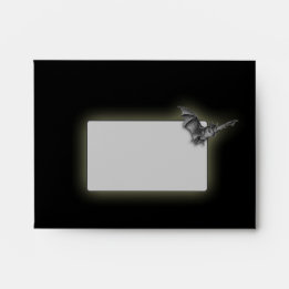 A2 Dark Victorian Halloween Invitation Envelope