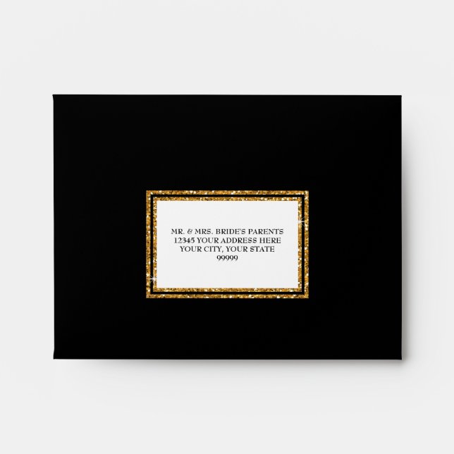 A2 RSVP Response Envelopes Script Forever Love (Front)