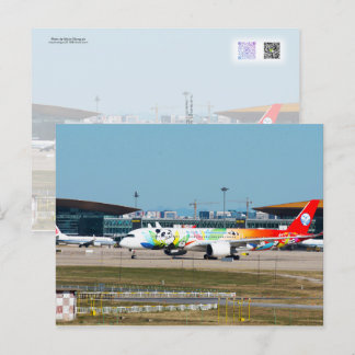 A350 Panda Livery  Postcard