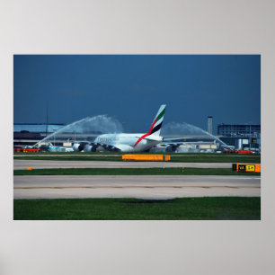 A380 Manchester Poster