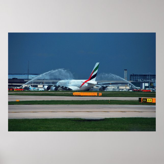 A380 Manchester Poster (Front)