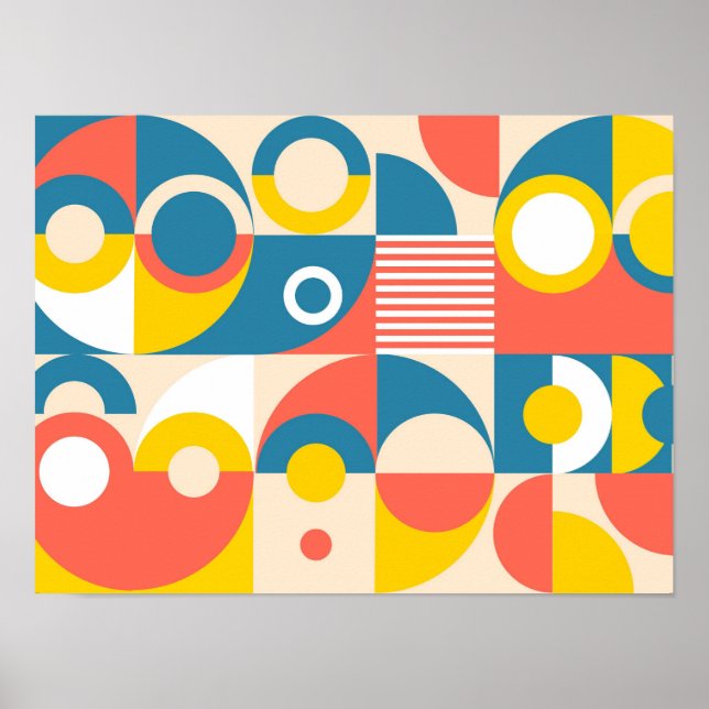 A3 Bauhaus Art Poster 4 (Front)