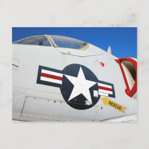A4 Skyhawk Closeup Postcard