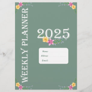 a4 weekly planner flyer