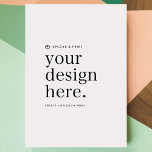 A5 Flyer Your Design Upload<br><div class="desc">An easy to use custom template which allows you to upload your own artwork from your device! Customise further in Zazzle with images and text or upload any artwork file (like your own creation from Photoshop or Canva)! Possibilities are endless for any purpose or need from personal, business or special...</div>