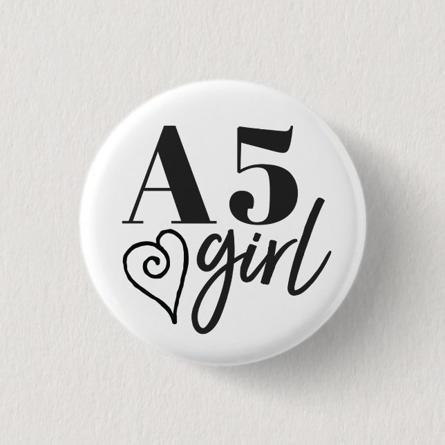 A5 Girl - Flair Pin (Front)