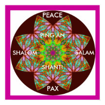 A60 Different Language Peace Poster