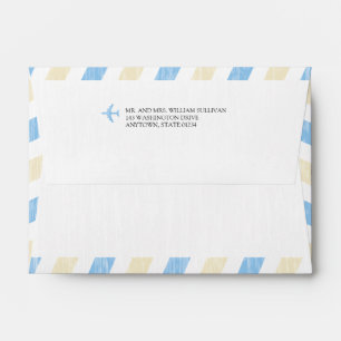A6 - Airmail with return address Envelopes