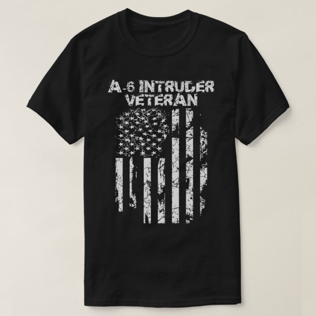 A6 Intruder Veteran  T-Shirt (Design Front)