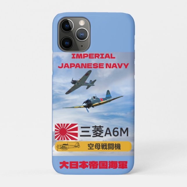 A6M MITSUBISHI "ZERO" FIGHTER SQUADRON Case-Mate iPhone CASE (Back)