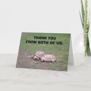 a75f, THANK YOU FROM BOTH OF US. Card