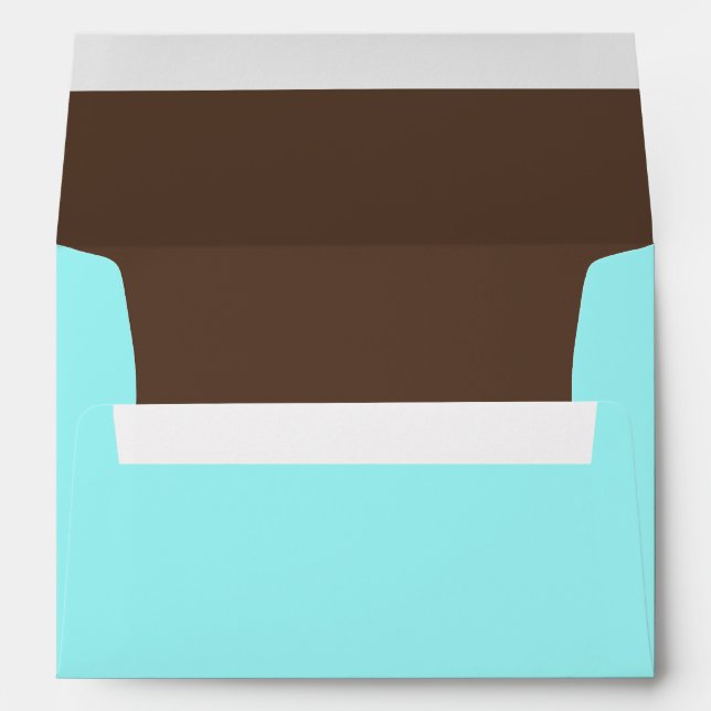 A7 Blue and Brown Colour Combo Envelopes (Back (Bottom))
