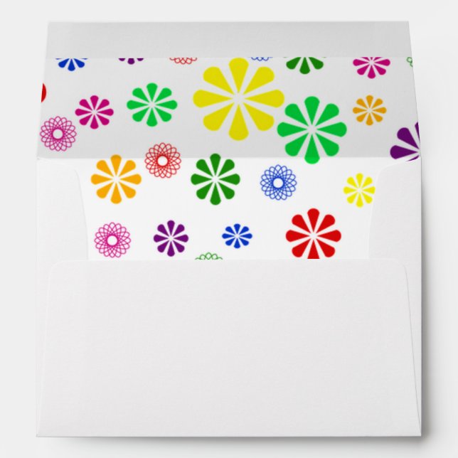 A7 Greeting Card/Flowers Envelope (Back (Bottom))