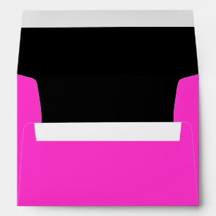 A7 Hot Pink and Black Colour Combo Envelopes