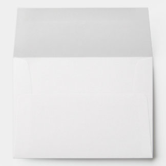 A7 White Envelope with back and inside logo