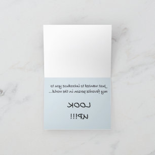 A 101 - Mirror Card - My Favourite Person