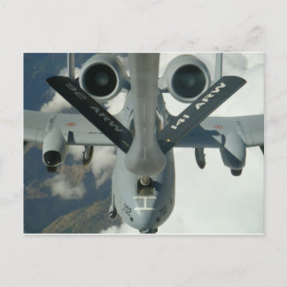 A-10 Being refueled by KC-135 Postcard