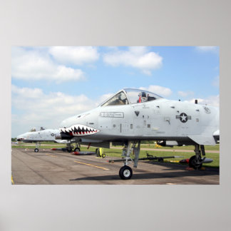 A-10 Flight Line Poster