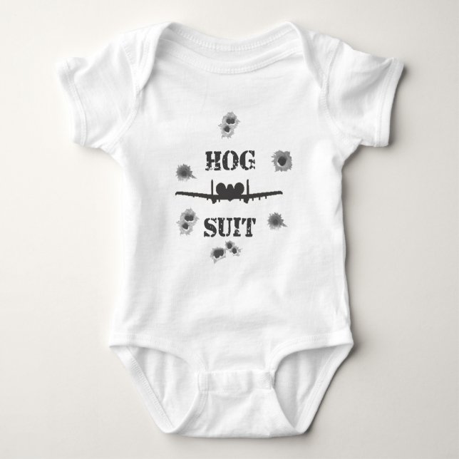A-10 HOG SUIT BABY BODYSUIT (Front)