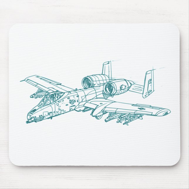 A-10 Thunderbolt 2 Mouse Mat (Front)