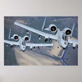 A-10 Thunderbolt II Aircraft Poster