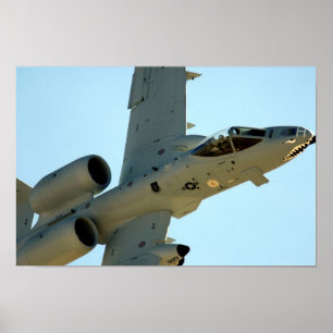 A-10 Thunderbolt II Aircraft Poster