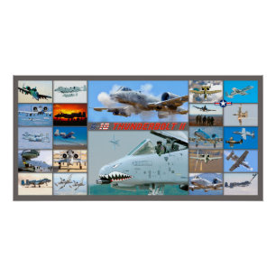 A-10 THUNDERBOLT II "MONTAGE" POSTER