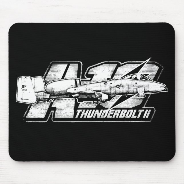 A-10 Thunderbolt II Mouse Pad Mousepad (Front)