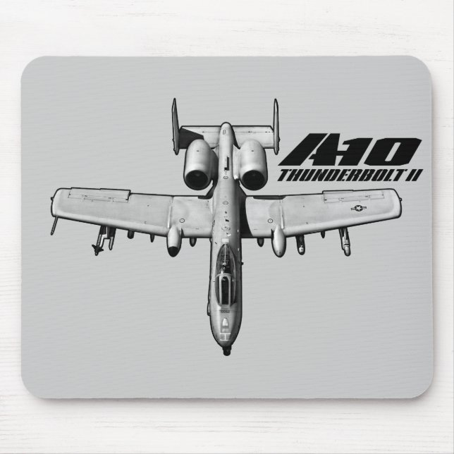 A-10 Thunderbolt II Mouse Pad Mousepad (Front)