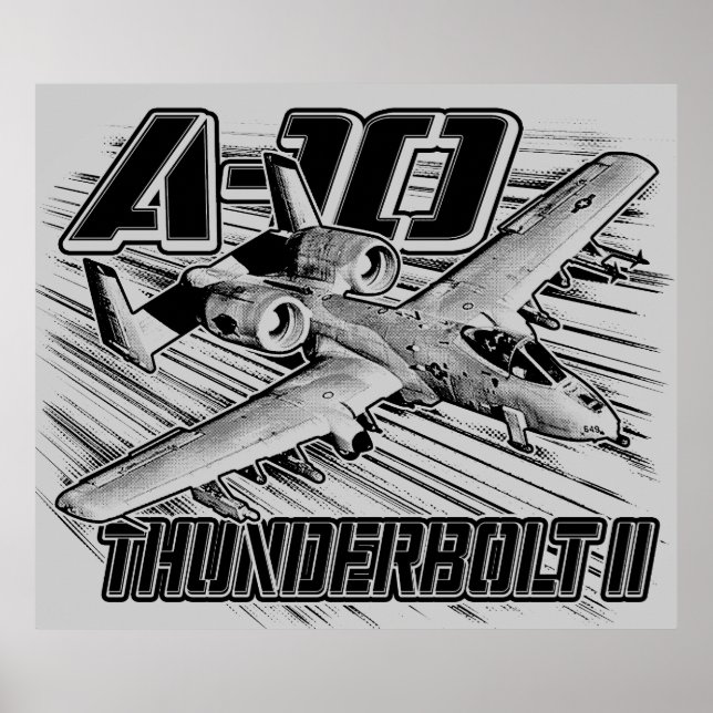 A-10 Thunderbolt II Poster Poster (Front)