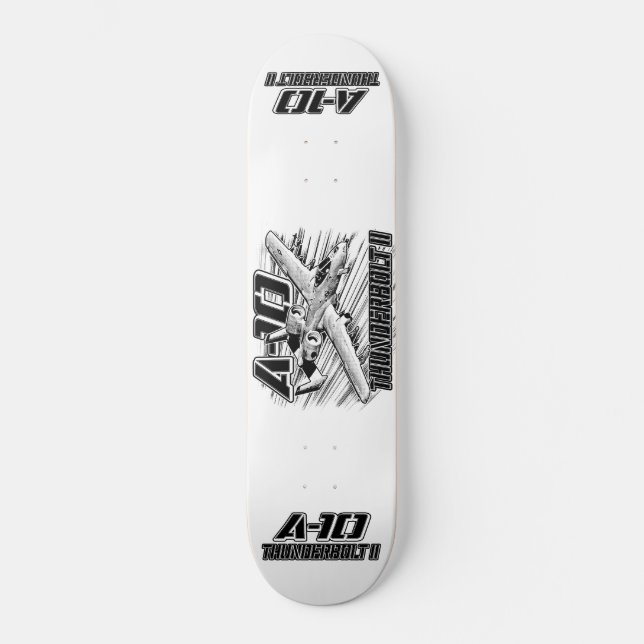 A-10 Thunderbolt II Skateboard Deck Skateboard (Front)