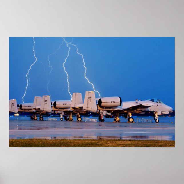 A-10 Thunderbolt II's Poster (Front)