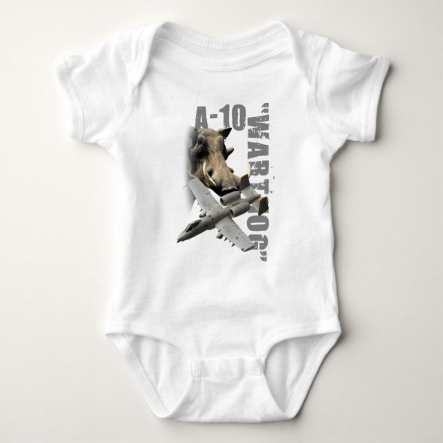 A-10 Warthog Baby Bodysuit (Front)