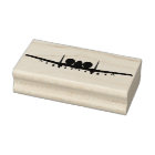 A-10 Warthog Jet Front View Wood Stamp