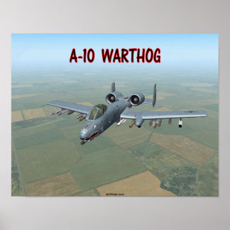 A-10 WARTHOG POSTER