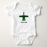 A-10 Warthog Silhouette Green Camo Aeroplane