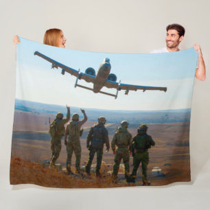 A-10C THUNDERBOLT II FLEECE BLANKET