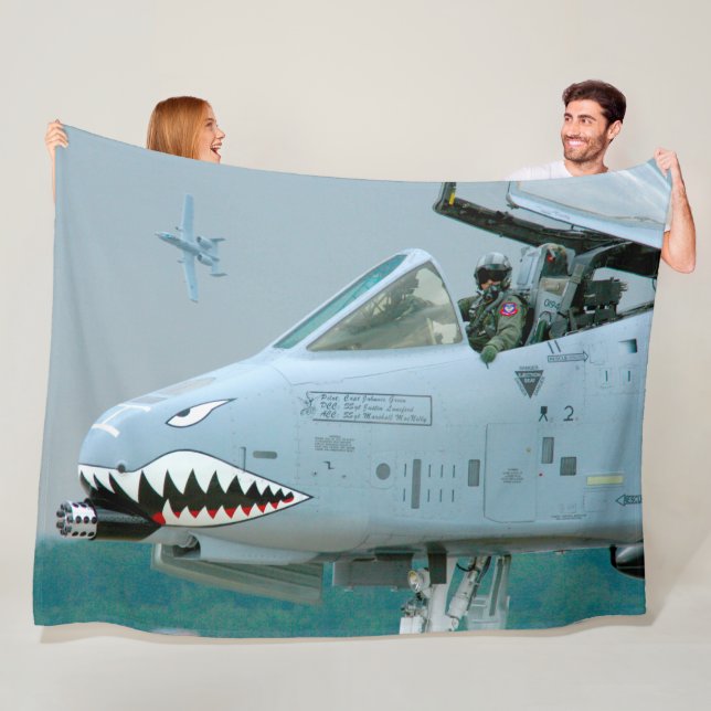 A-10C THUNDERBOLT II FLEECE BLANKET (In Situ)