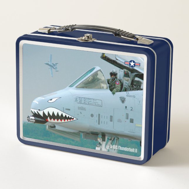 A-10C THUNDERBOLT II METAL LUNCH BOX (Front)