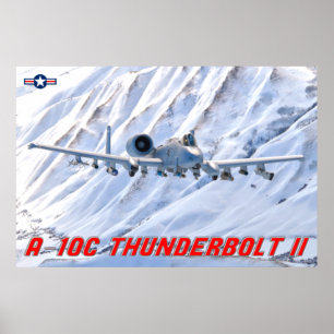 A-10C THUNDERBOLT II POSTER