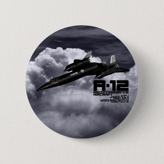 A-12 6 CM ROUND BADGE (Front)