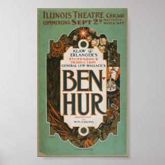 A 1901 theatre production vintage poster