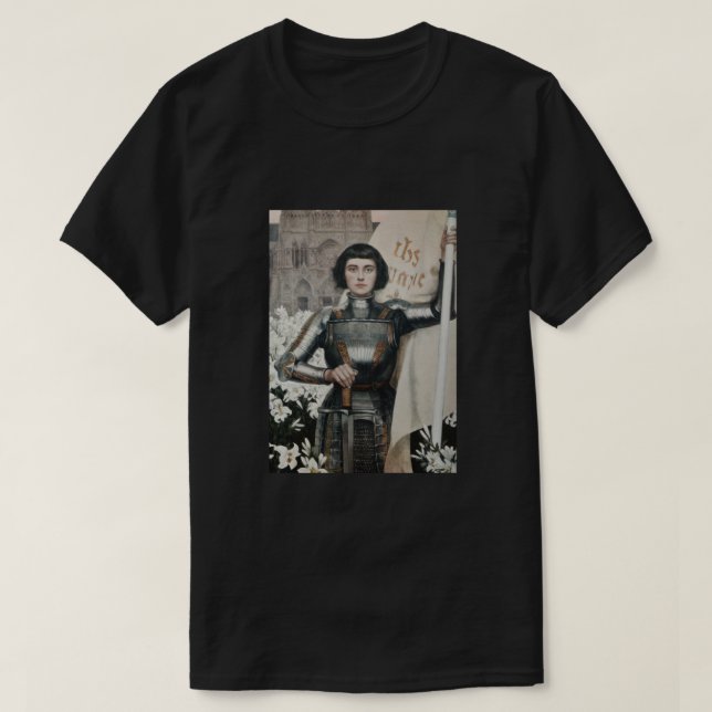 A 1903 engraving of Joan of Arc. T-Shirt (Design Front)