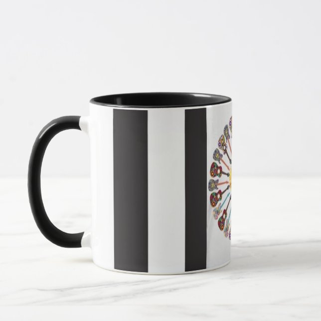A 1960s Inspired Mug .. 60s  Song Retro (Left)
