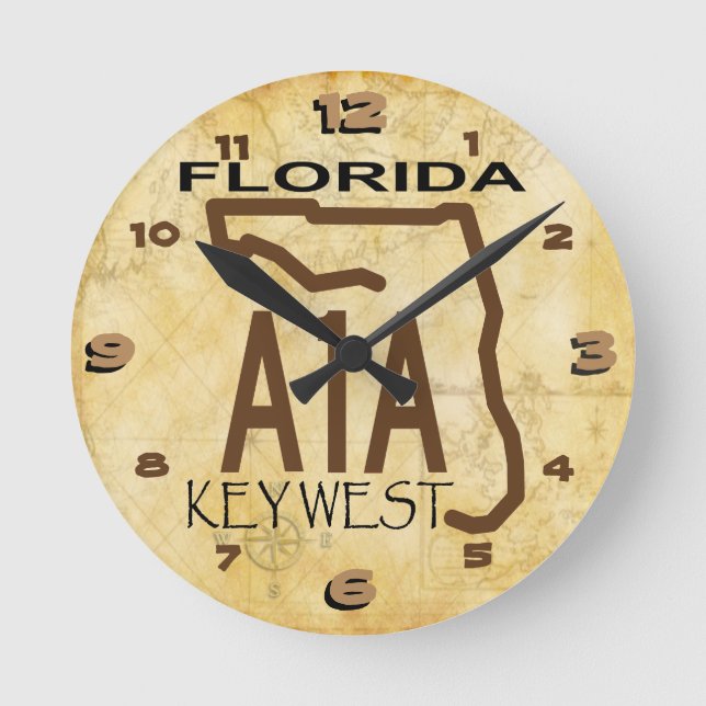 A-1-A Key West Clock (Front)