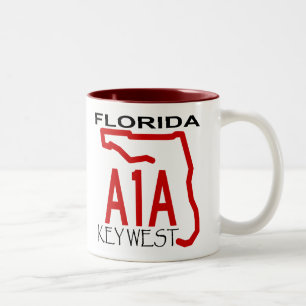 A-1-A Key West Two-Tone Coffee Mug