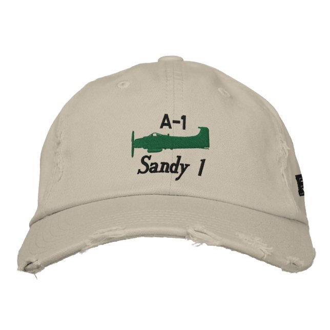 A-1 Skyraider (Light Colour Only) Embroidered Hat (Front)
